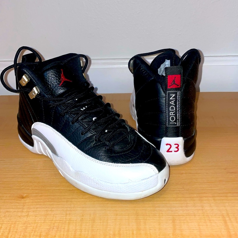 Jordan 12s black and white size 6.5 men’s